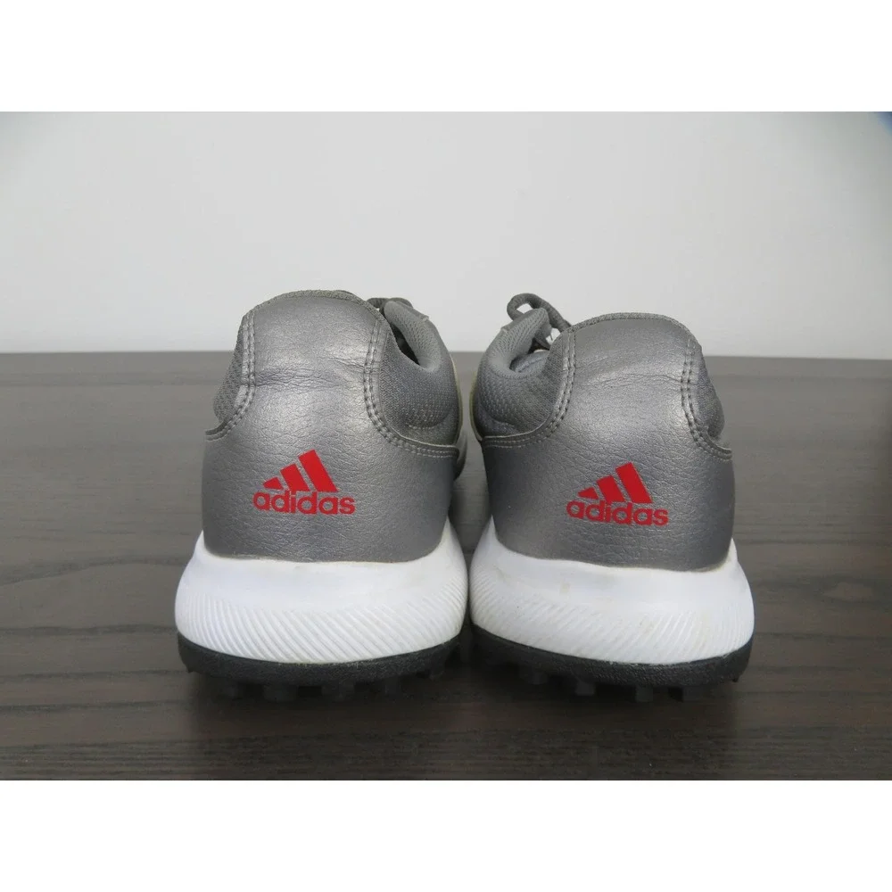 Adidas Tech Response 2.0 Golf Shoes Mens 9 Gray Golf Spiked Sneakers EE9123